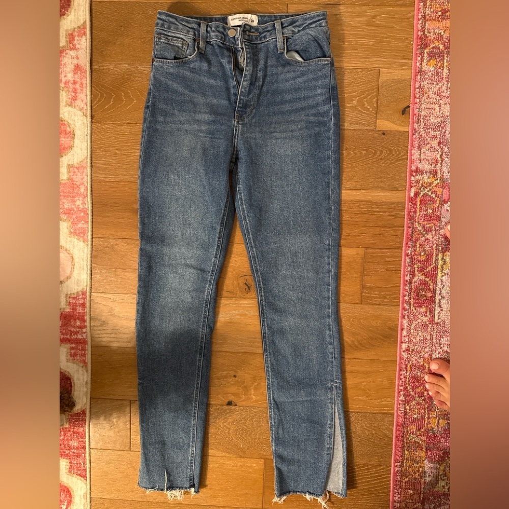 Just Black High Rise Blue Jeans